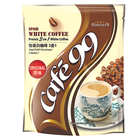 Café 99 Original Ipoh White Coffee 3-in-1 | Authentic White Coffee with Rich Aroma